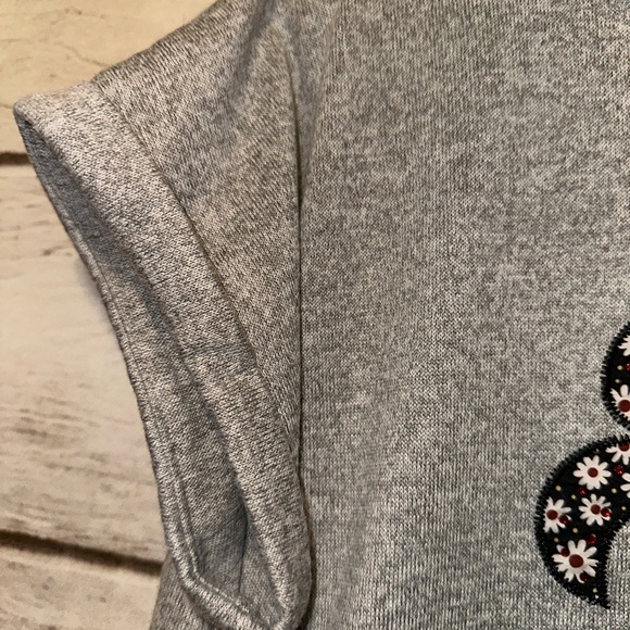 Patchwork Rooster Top - Size Medium by Cactus +Pearl Summer Casual Fun Tops - Picture 3 of 5